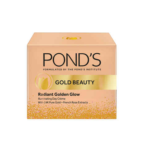 Buy Pond's Gold Beauty Radiant Golden Glow Day Cream 35 g - Purplle