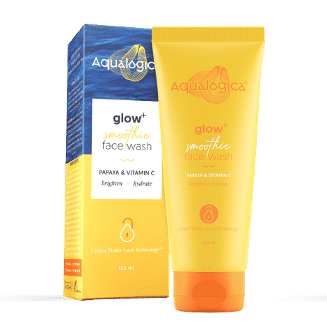 Buy Aqualogica Glow+ Smoothie Face Wash with Papaya & Vitamin C 100g - Purplle