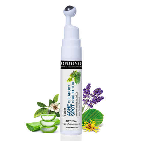Buy Soulflower Acne Clearout SpotA Corrector with Tea Tree , BreakoutsA 15 ml - Purplle