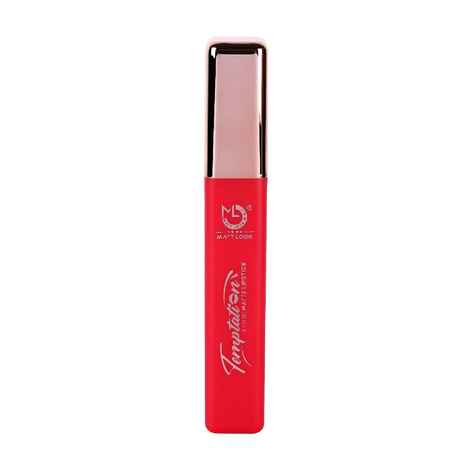Buy Mattlook Lip Makeup Temptation Liquid Matte Lipstick, Paint Red (5 ml) - Purplle