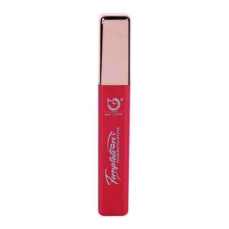 Matt look Lip Makeup Temptation Liquid Matte Lipstick, Cherry Berry (5 ml)