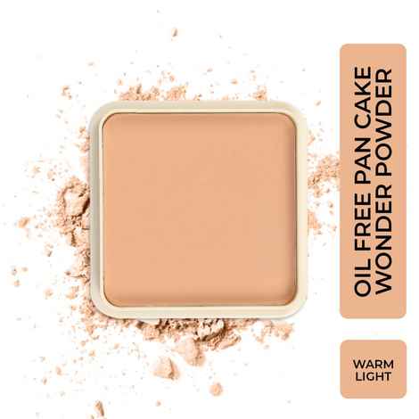 Buy Half N Half Oil Free Pan Cake Wonder Powder, Warm Light (15gm) - Purplle