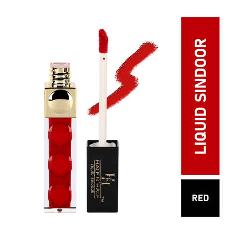Buy Half N Half Sparkling Liquid Sindoor Water Proof, Red, (7ml) - Purplle