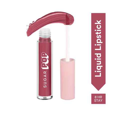 Buy SUGAR POP Liquid Lipstick - 06 Rose (Dusty Rose) – 2.5 ml – Velvet Matte Texture, Non-drying Formula, Transfer Proof, Long Lasting, Rich Hydrating Pigment l All Day Wear Lipstick for Women - Purplle