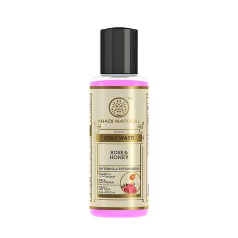 Buy Khadi Natural Rose & Honey Body Wash 30 ml - Purplle