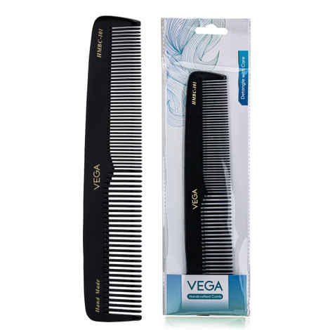 Buy VEGA Handcrafted Graduated Dressing Comb for Men & Women, Detangling, Daily Grooming | Cellulose Acetate Derived Non-petroleum Based Material from Plant, (India's No.1* Hair Comb Brand, HMBC-101) 1 pc - Purplle