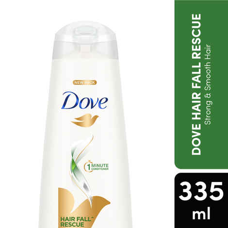 Buy Dove Hair Fall Rescue Hair Conditioner with Sunflower Oil and Moisture Lock Technology, For Hair Fall Control and Silky, Smooth Hair, 335 ml - Purplle