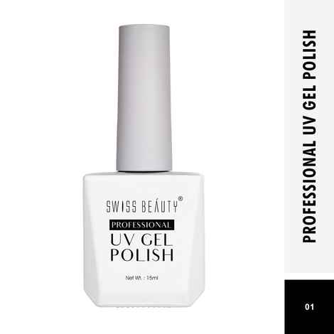 Buy Swiss Beauty Professional UV Gel Nail Polish -01 (15 ml) - Purplle