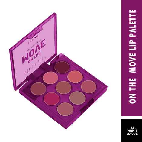 Buy Swiss Beauty On the Move Lip Palette 5g 02 - Purplle