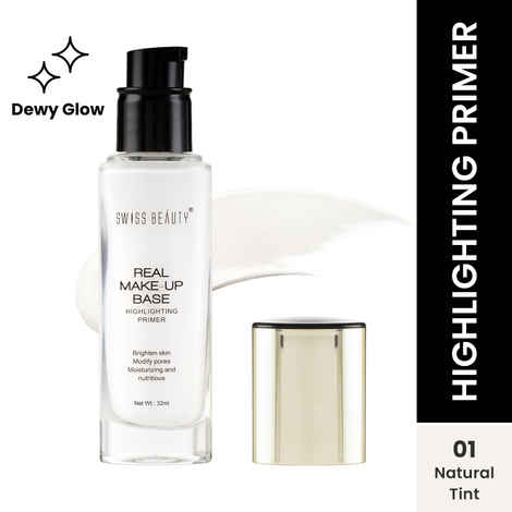 Buy Swiss Beauty Real Makeup Base Highlighting Primer - Natural-Tint (32 ml) - Purplle
