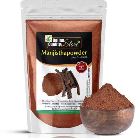 Buy Online Quality Store 100% Organic Manjistha Powder | Manjistha Powder for Skin Whitening | Manjistha Powder for Face | Ayurvedic Herbal Powder - 900g{manjistha_900} - Purplle