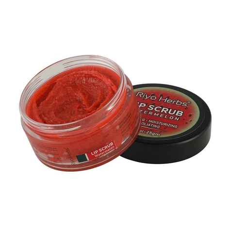 Buy Riyo Herbs Watermelon Lip Scrub With Shea Butter & Avocado Oil for Help Soft & Nourished Lips, 25 gm - Purplle