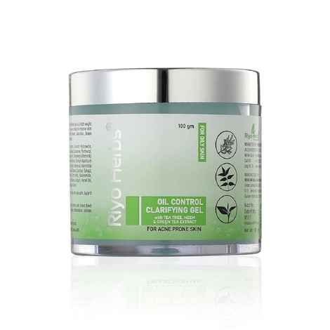 Buy Riyo Herbs Oil Control Clarifying Gel With Neem & Green Tea ExtractsA for oily Skin,A 100 gm - Purplle