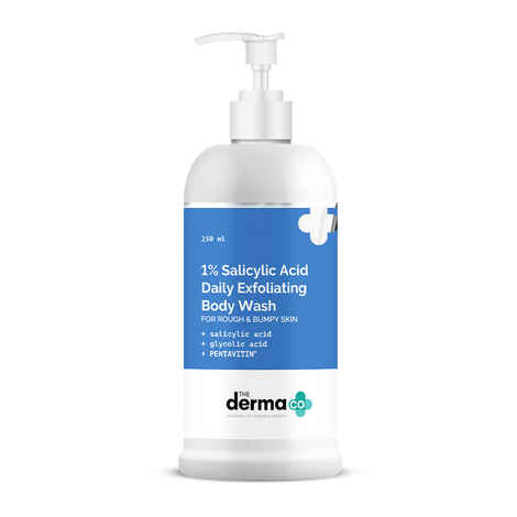 Buy The Derma co. 1% Salicylic Acid Daily Exfoliating Body Wash with Salicylic Acid , Glycolic Acid & PENTAVITIN® - 250 ml - Purplle