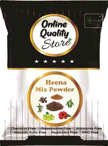 Buy Online Quality Store Henna Mix Powder - 100 g|Mehndi mix powder for body art, beard,hand|henna mix mehandi powder for hair,prem dulhan{Heena_Mix_Powder_100g} - Purplle