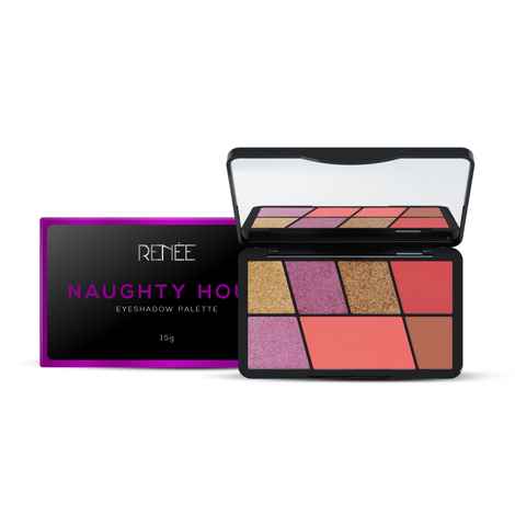 Buy RENEE Eyeshadow Palette, Long Lasting, High Pigmented Multicolor Eye Makeup with Mattes & Shimmers, Naughty Hour, 15 gm - Purplle