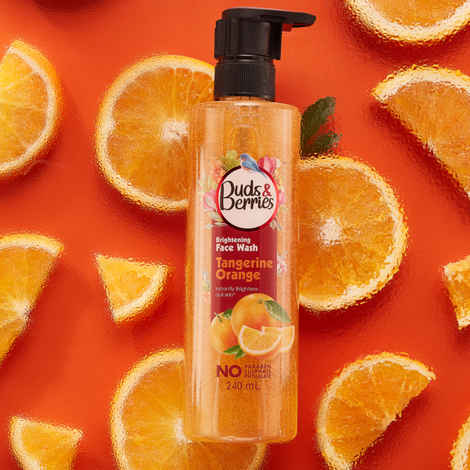 Buy Buds & Berries Tangerine Orange Facewash for Brightening, No Sulphate, No Paraben - 240 ml - Purplle