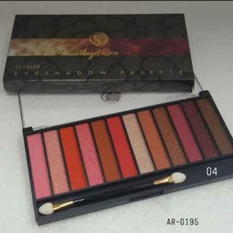 Buy S.f.r Color Angel Rose 12 Color Eyeshadow Palette AR-0195-04 (20 g) - Purplle