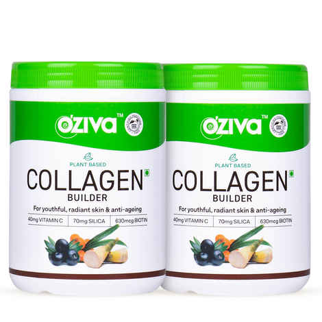 Buy Oziva Plant Based Collagen Builder - Pack Of 2(250g each) - Purplle