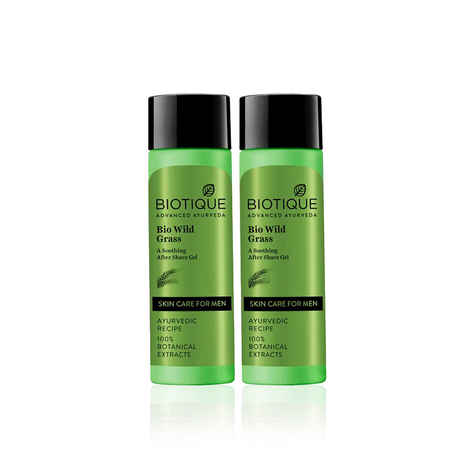 Buy Biotique 100 % Natural After Shave Gel (Pack Of 2) - Purplle