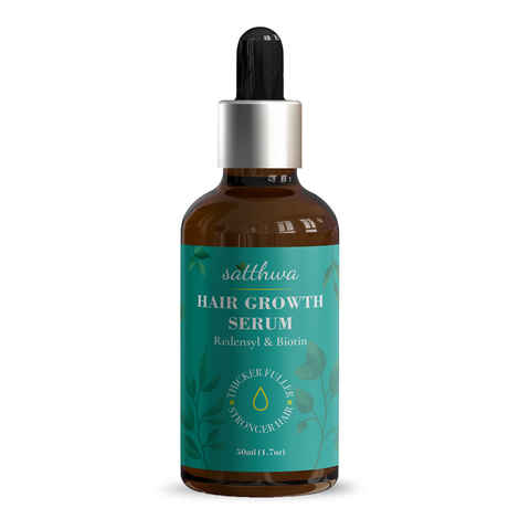 Buy Satthwa Hair Serum With Redensyl & Biotin - Thicker & Fuller For Hair Fall Control For Men & Women (50ml) - Purplle