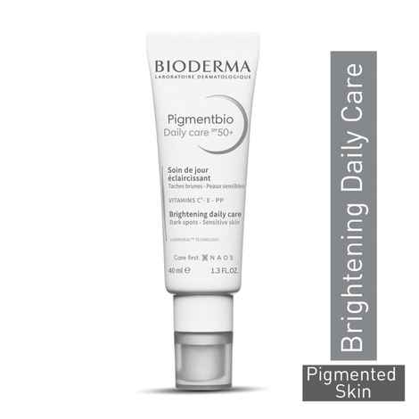 Buy Bioderma Pigmentbio Daily Care Spf 50+ Brightening Cream For Skin Prone To Pigmentation Disorders, 40 ml - Purplle