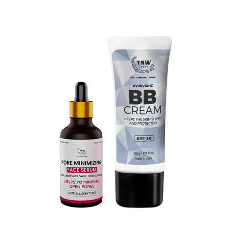 Buy Combo of 2- BB Cream 30 gm & Pore Minimizing Face Serum 15ml - Purplle