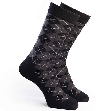 Buy Man Arden The Fintech Knight Edition Designer Socks, Casual, Office, Egyptian Premium Cotton Quality, 1 Pair - Purplle
