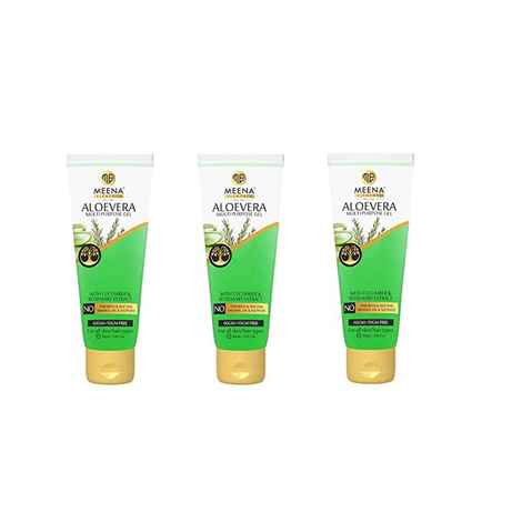 Buy Meena Elements Aloe Vera Gel For Glowing Skin and Healthy Hair for Man and Women 60G Pack Of 3 - Purplle
