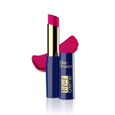 Buy Blue Heaven Velvet Creme Lipstick, Pink Flash, 3.5 gm - Purplle