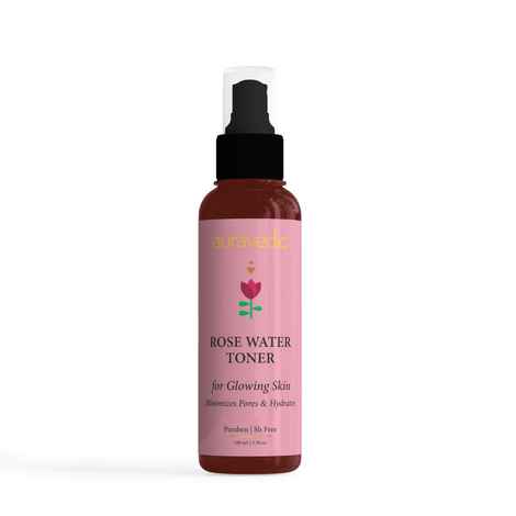 Buy Auravedic Rose Water Toner (100 ml) - Purplle
