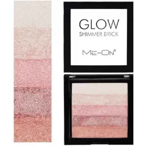 Buy Me-On Glow Shimmer Brick Highlighter Shade#3 - Purplle