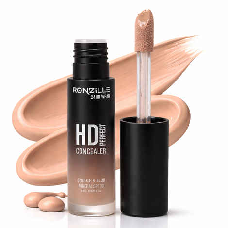 Buy Ronzille 24HR Wear HD Perfect Concealer Smooth & Blur Mineral SPF30 Concealer-605 - Purplle