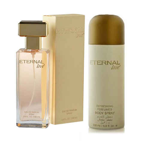 Buy ETERNAL Love for Women Eau De Parfum, 100ml & Women Deodorant Perfumed Bodyspray, 200ml - Purplle