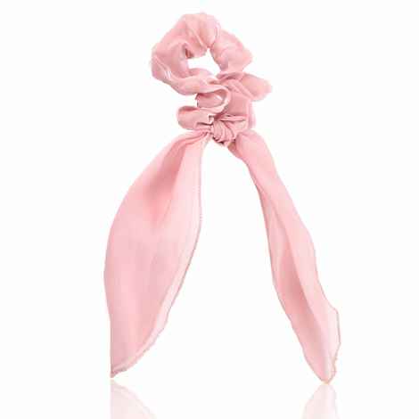 Buy GUBB Hair Scarf Scrunchie for Women, Elastic Hair Band - Pink Hues - Purplle