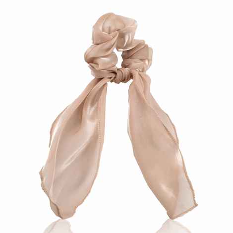 Buy GUBB Hair Scarf Scrunchie for Women, Elastic Hair Band - Golden Hues - Purplle