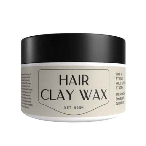 Buy Arata Hair Clay Wax (50 GM) | Infused Kaolin Clay, Shea Butter & Candelilla Wax | For A Strong Hold & Matte Finish - Purplle
