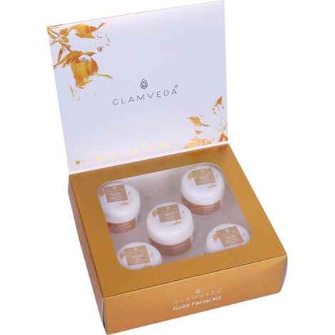 Buy Glamveda Gold Advance Skin Rejuvenating Facial Kit (120 g) - Purplle