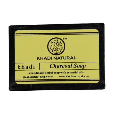 Buy Khadi Natural Ayurvedic Charcoal Soap (125 g) - Purplle