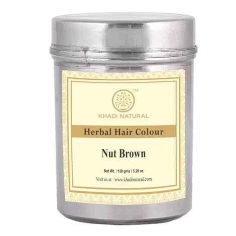 Buy Khadi Natural Ayurvedic Nut Brown Henna Natural Hazel (150 g) - Purplle
