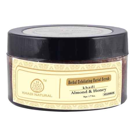 Buy Khadi Natural Almond & Honey Gel With Scrub| Removes Dead Skin Cells - (50 g) - Purplle