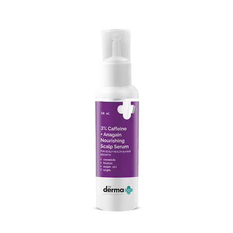 Buy The Derma co 3% Caffeine + Anagain Nourishing Scalp Serum for Scalp Health & Hair Growth (50 ml) - Purplle