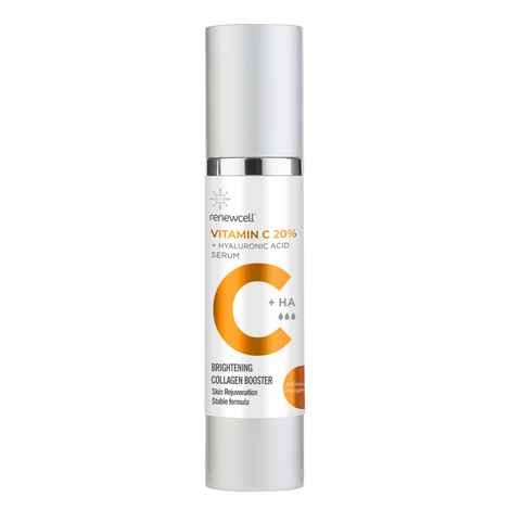 Buy Renewcell newcell Vitamin C 20% + Hyaluronic Acid Serum - Purplle
