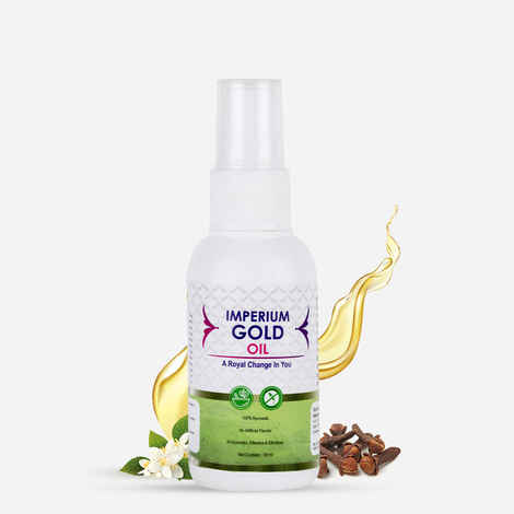 Buy Ayurkarma Imperium Gold Oil for Improve Endurance & Increase Sex Time - Purplle