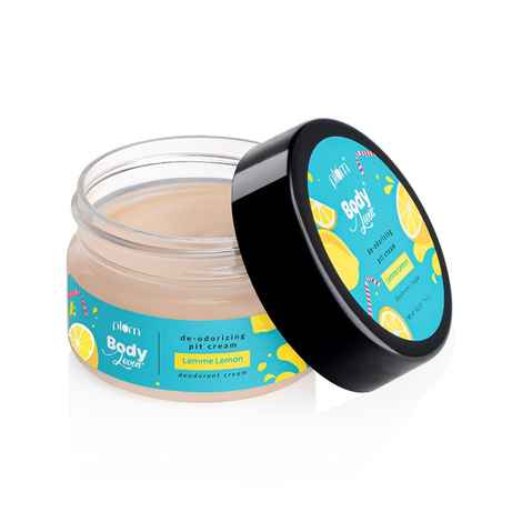 Plum BodyLovin’ Lemme Lemon De-odorizing Pit Cream | Aluminum-free Underarm Deodorant | Eliminates Odor
