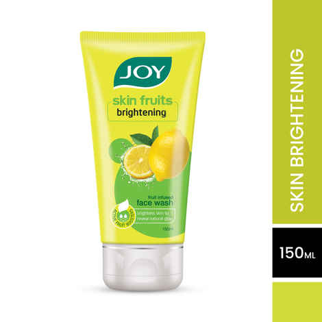 Buy Joy Skin Fruits Lemon Brightening Face Wash, For Oily Skin 150 ml - Purplle