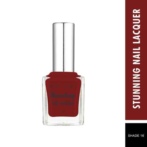 Buy Swiss Beauty Stunning Nail Lacquer 16 Preppy Red (10 ml) - Purplle