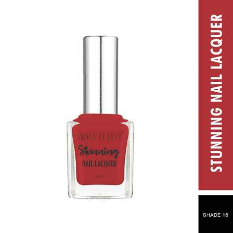 Buy Swiss Beauty Stunning Nail Lacquer 18 Fiery - Red (10 ml) - Purplle
