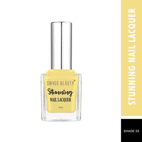 Buy Swiss Beauty Stunning Nail Lacquer 25 Split Banana (10 ml) - Purplle