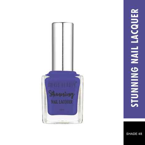 Buy Swiss Beauty Stunning Nail Lacquer 48 Blue Denim (10 ml) - Purplle